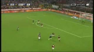 Milan Inter 04 Serie A 290809 Highlights Sintesi 2a giornata Sky Sport HD [upl. by Oelc448]