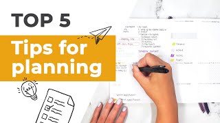 Top 5 Planning Tips with Clever Fox Weekly Planner [upl. by Whitehurst849]