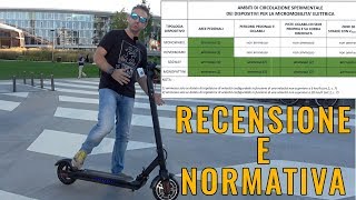 VIETATO o NO Normativa MONOPATTINI ELETTRICI e Recensione KUGOO ES2 [upl. by Peyter743]