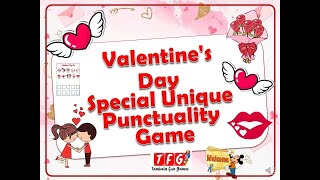 Punctuality Game for Valentins Day Party  Big group Game For kitty party Couple Special Game [upl. by Danae845]