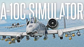 FLYING THE MOST REALISTIC A10 SIMULATOR  DCS World A10C II Gameplay [upl. by Legnalos578]