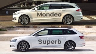 2020 Ford Mondeo Wagon vs Skoda Superb Estate [upl. by Noteek]