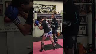 Tutorial pivoting off and kicking muaythai thaiboxing Thailand combatsport mma ufc boxing [upl. by Niggem]