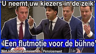 Henk Nijboer onder vuur PvdA laat gepensioneerden in de steek met flutmotie voor de bühne [upl. by Kosey]