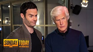 Watch Bill Hader Meet His Idol Datelines Keith Morrison For The 1st Time  Sunday TODAY [upl. by Cumine]