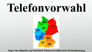 Telefonvorwahl [upl. by Johen]