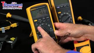 How to Measure Temperature With A Fluke Multimeter Features Models 87V amp 233 [upl. by Muriel]