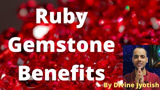 Ruby Stone BenefitsRuby Gemstone Benefits Benefits Of Wearing Ruby Stone I How To Wear Ruby Stone [upl. by Coryden]