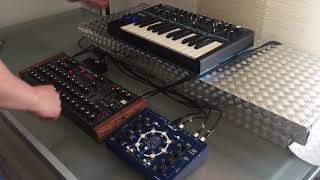 Conductive Labs The NDLR controls DSI Prophet 08 and Novation Bass Station 2 [upl. by Seys772]