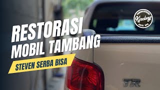 RESTORASI MOBIL TAMBANG MITSUBISHI TRITON [upl. by Aissert]