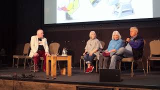 Doctor Who Wendy Padbury Frazer Hines and Jennie Linden interviewed at Bedford Who Charity Con 8 [upl. by Tristam]