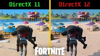 Fortnite Dx11 vs Dx12 Updated May 2020 [upl. by Akinat21]