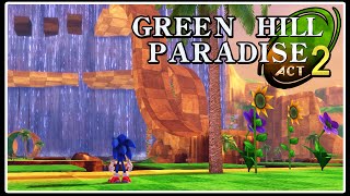 Green Hill Paradise Act 2 1080p 60 fps BEST SONIC GAME EVER [upl. by Pallaten]