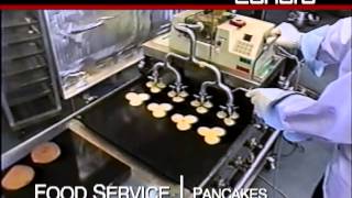 Pancakes onto griddle [upl. by Mill]