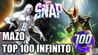 Mazo Top 100 de Infinito  MARVEL SNAP [upl. by Sillad861]