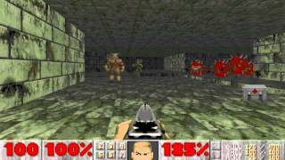 Ultimate Doom 100 Walkthrough E2M9 Fortress of Mystery [upl. by Kampmeier]