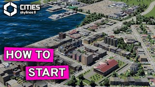 Starting a City amp Planning for Longevity in Cities Skylines 2 [upl. by Borrell]