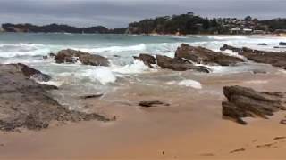 Surf on Rocks at MALUA BAY Australia 01 [upl. by Emma379]