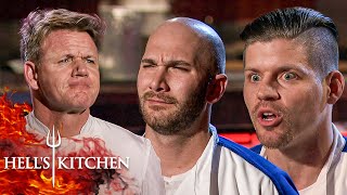 Paulie amp Koop Clash Over Performance amp Attitude in Intense Elimination  Hells Kitchen [upl. by Fitzger690]