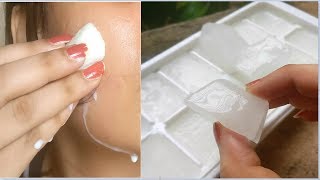 Rice Water Ice cubes for Skin Whitening Anti Aging Dark Spots Pimples Blemishes Glowing Skin [upl. by Rosabel]