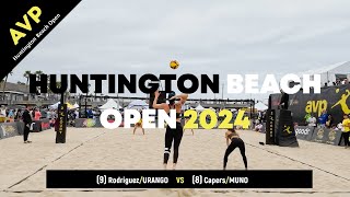 AVP Huntington Beach Open 2024 I 9 UrangoRODRIGUEZ vs 8 MunoCapers I Set 2 Highlights [upl. by Yreva]