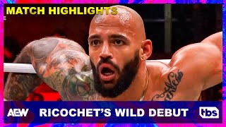 Ricochets AEW Dynamite Debut Is Wild Clip  AEW Dynamite  TBS [upl. by Oona]