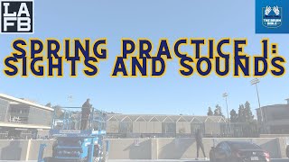 UCLA Football Spring Practice Day 1 Notes And Observations [upl. by Gavrielle494]