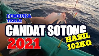 CANDAT SOTONG 2021 Gasak Sotong makan tak berhenti padu 102KG  VLOG 10 [upl. by Hylan]