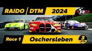 RAIDO  DTM 2024  Oschersleben Race 1 [upl. by Enelrahs628]