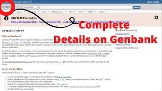 NCBI GenBank complete Details [upl. by Einahpit]