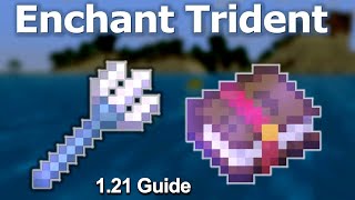 BEST TRIDENT ENCHANTMENTS Minecraft 121 BedrockJava  Trident Enchantment Guide [upl. by Solley65]