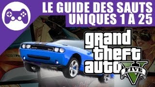 GTA V  Guide des sauts uniques 1 à 25 [upl. by Duster]