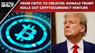 Donald Trump News  From Critic To Creator Donald Trump Rolls Out Cryptocurrency Venture [upl. by Russia249]