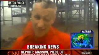 Hurricane Katrina Landfall Coverage 830930am 8292005  CNN [upl. by Rica]