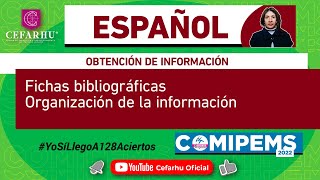 Curso COMIPEMS 2022 GRATUITO – ESPAÑOL – FICHAS BIBLIOGRÁFICAS [upl. by Rodoeht]