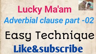 Adverbial clause part02 [upl. by Maro624]