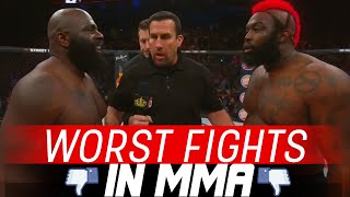 The Worst Fights In MMA [upl. by Notgnirrab]