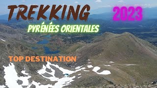 Trekking Pyrénées Orientales 2023 EVOLUTION [upl. by Atteram321]