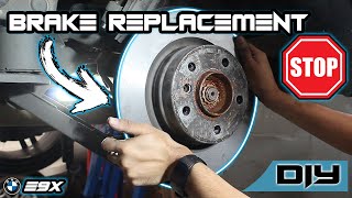 DIY Guide Brake Pads Discs amp Fluid Change for BMW E9x [upl. by Aissirac]