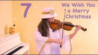 Advent calendar  day 7  We Wish You a Merry Christmas  BucketHatViolingirl [upl. by Yema]