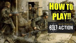 HOW TO PLAY BOLT ACTION second edition [upl. by Latreese910]