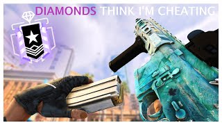 PEOPLE IN SIEGE RANKED THINK IM CHEATING [upl. by Ormond]