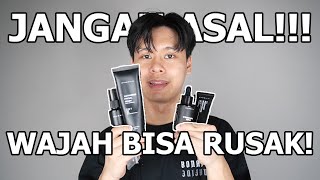 Urutan amp Cara Pakai Skincare Pria YANG BENAR REVIEW JUJUR ONESKIN [upl. by Lion]