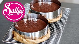 saftiger Schokoladenkuchen  ideale Grundlage für Motivtorten  Cake Basics  Sallys Welt [upl. by Arag]