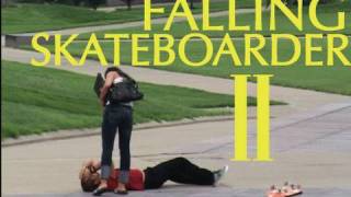 Public Pranks The Falling Skateboarder 2 [upl. by Notreve125]