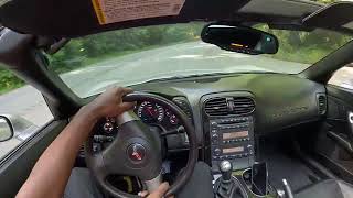 C6 Corvette Pov Drive Straight pipes To Much Traffic Take the Backroad Edition [upl. by Eylrac]