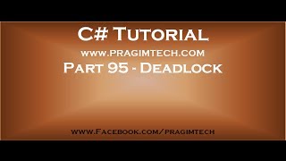 Part 95 Deadlock in a multithreaded program [upl. by Anihs]