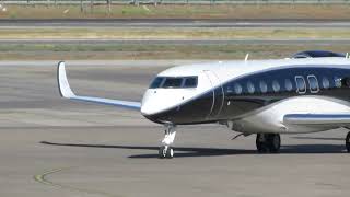 Gulfstream G700 Llegada a FBO Aerocardal Chile [upl. by Einahpet270]