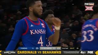 Kansas vs Villanova Mens Basketball Highlights [upl. by Tawsha102]