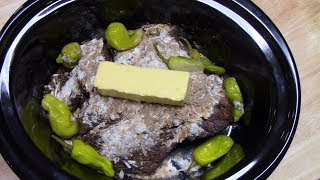 Mississipi Pot Roast in a Crock Pot [upl. by Anaid]